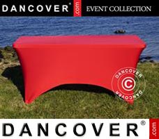 Stretch table cover, 183x75x74 cm, Red
