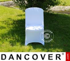 Stretch chair cover, 48x43x89 cm, White (1 pcs.)
