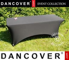 Stretch table cover, 183x75x74 cm, Black