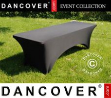 Stretch table cover, 200x90x74 cm, Black