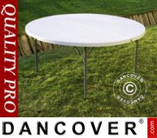 Round folding table Ø 152 cm, Light grey (1 pcs.)